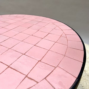 Moroccan Mosaic Table for Custom Made Pink Table- Choose Your Size and ...