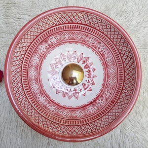 Moroccan washbasin sink, 100% handmade, handpainted, Bathroom decoration, kitchen decor, ceramic sink, Free waste and siphone, free shipping