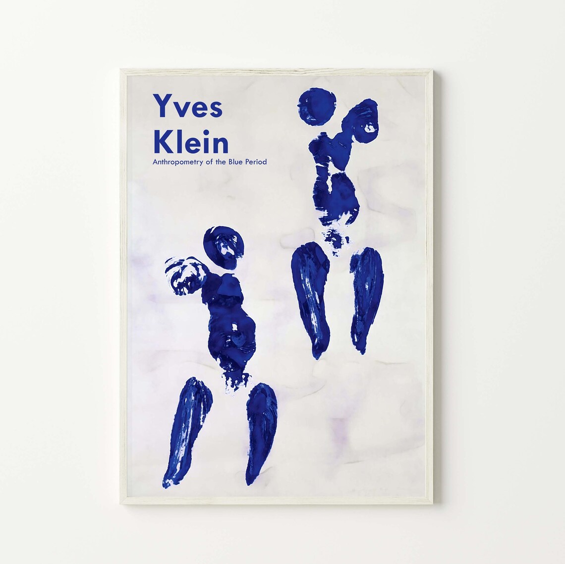 Yves Klein Blue Anthropometry of the Blue Period Exhibition Etsy
