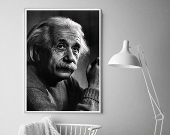 ALBERT EINSTEIN A4 GLOSS POSTER PRINT LAMINATED 10.9/"x8.3/"