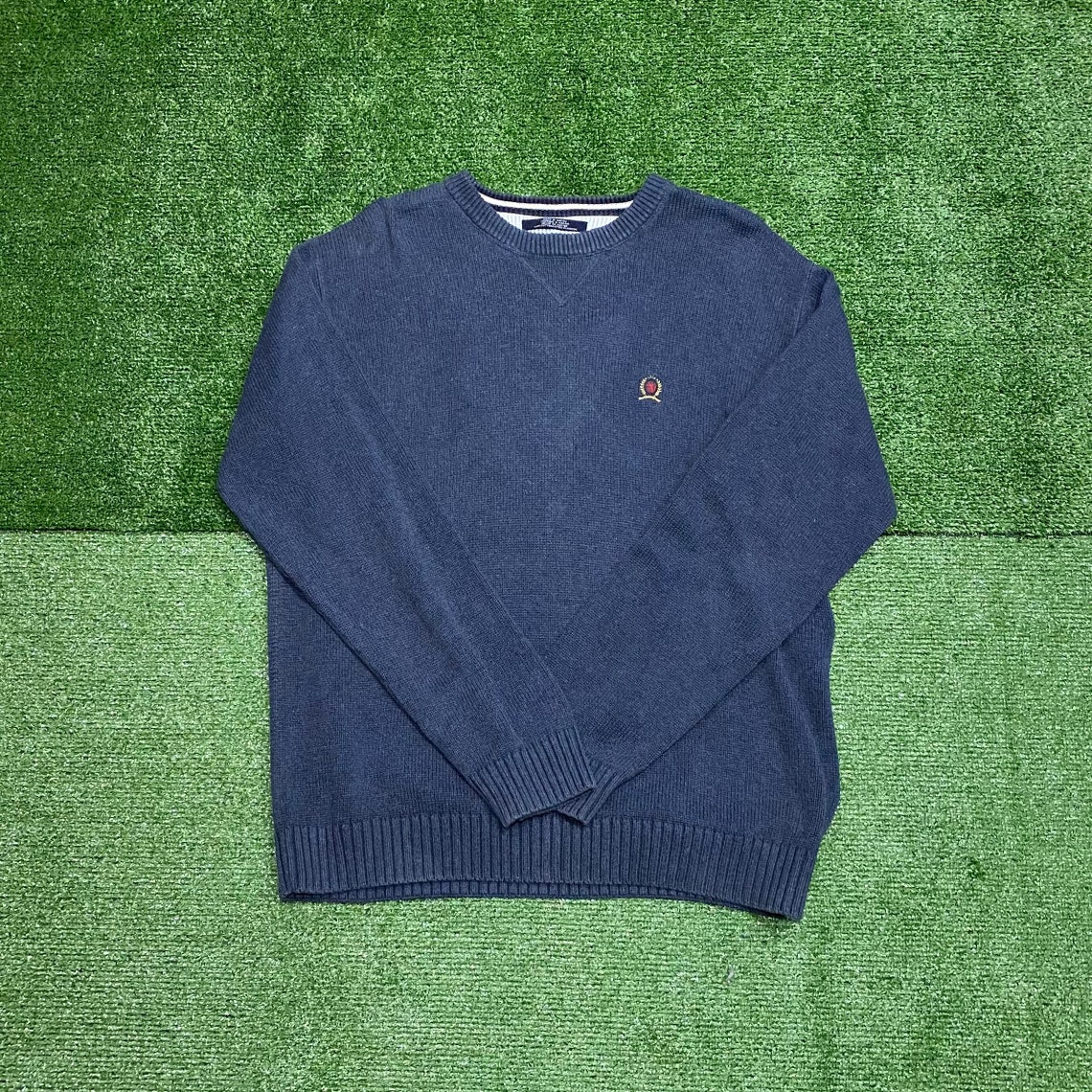 tommy hilfiger sweater navy