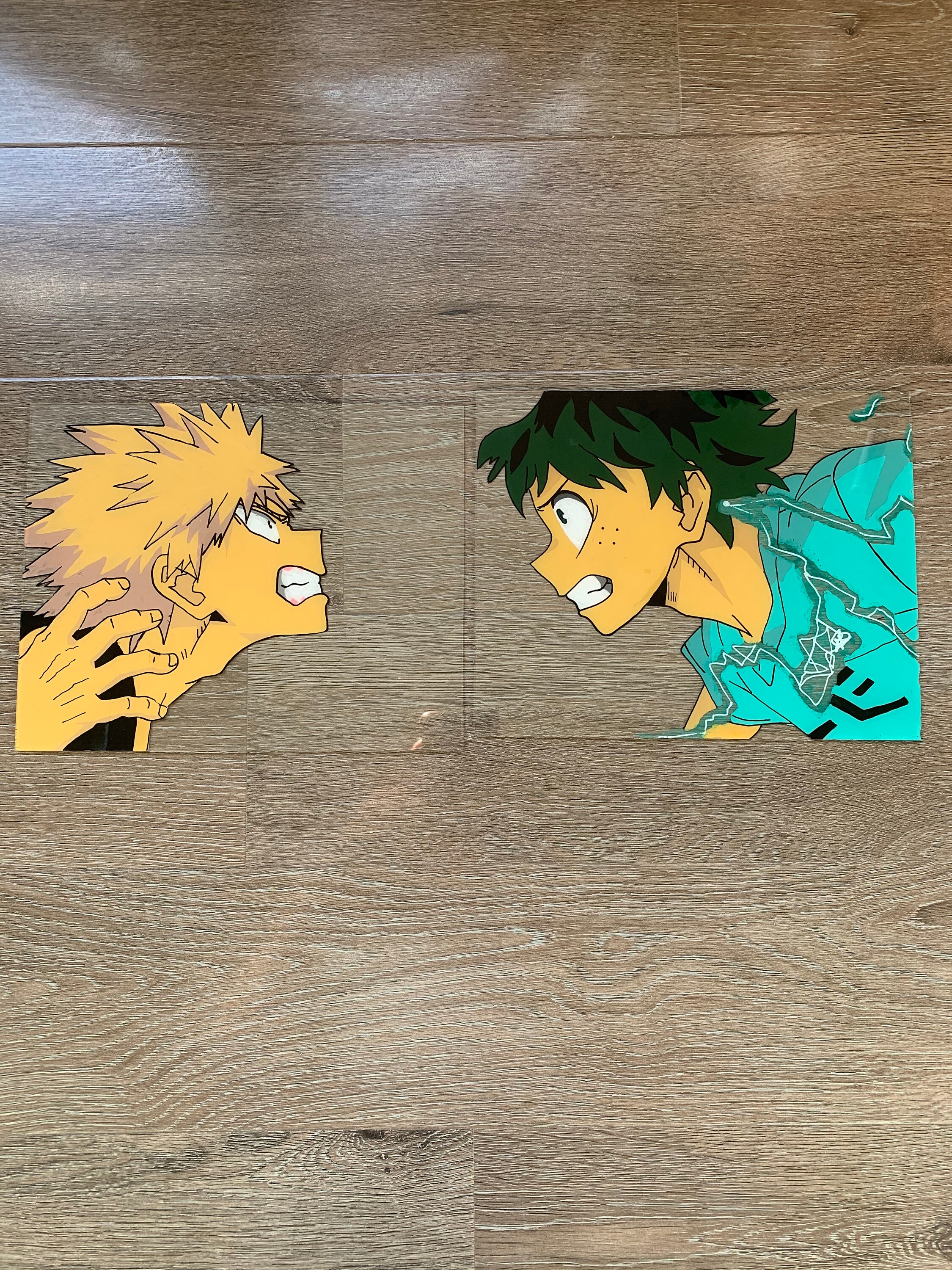 MHA Glass Painting Kit, Anime Gift, Anime Glass Painting 