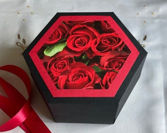 Mother's day gift, explosion photo box for birthday/anniversary/wedding/engagement/Valentine's day gift, special gift, mini photo album,