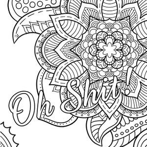 Swear Word Coloring Sheets (3)