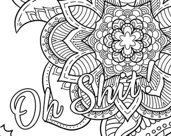 Swear Word Coloring Sheets (3)