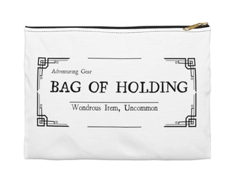Bag of Holding | Dice Bag  | DND Accessory Pouch  |  Dungeons and Dragons