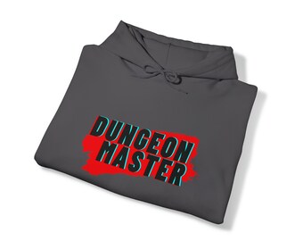 Red Dungeon Master Unisex Premium Pullover Hoodie | DND Sweatshirt | Dungeons and Dragons | Dungeon Master | DND | DM | Gift