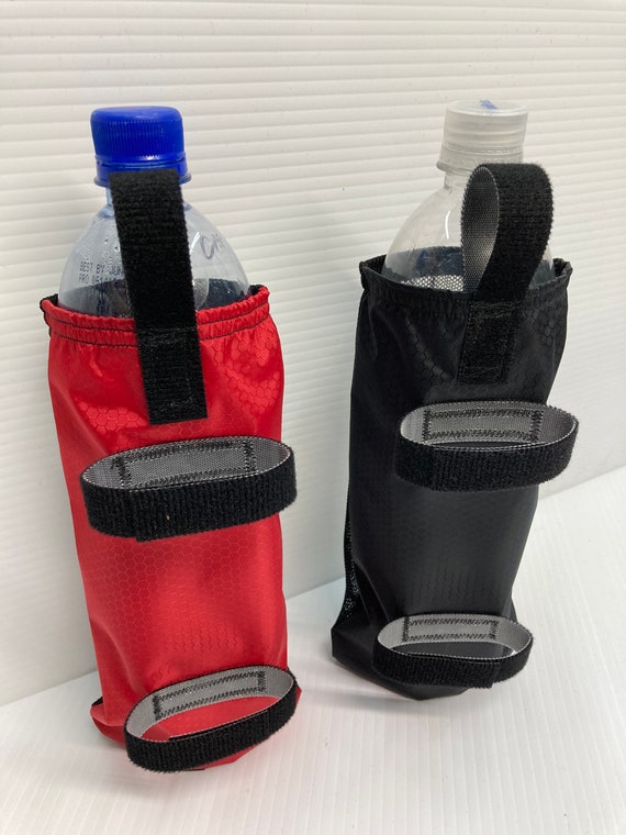 Water Bottle Sleeve - Attach to Any Backpack Strap