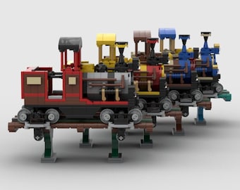European Powered Coaster Collection MOC Instructions