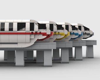 Walt Disney World Monorail MOC Instructions