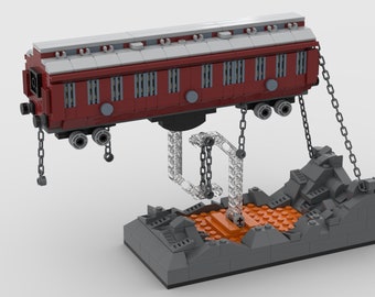 Derren Brown's Ghost Train - Tensegrity Model MOC Instructions