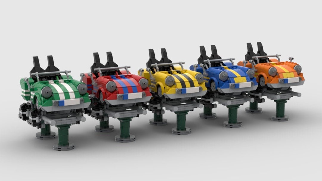 カラフルウッドブランコ♪セパレート Verbolten - Busch Gardens Williamsburg MOC Instructions - Etsy