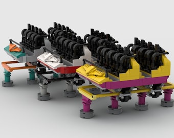 Gerstlauer Euro Fighter Triple Pack (Rage, Speed, Takabisha) - MOC Set Anleitung