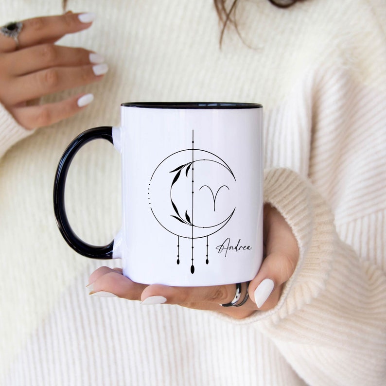 Personalized Zodiac Sign Coffee Mug