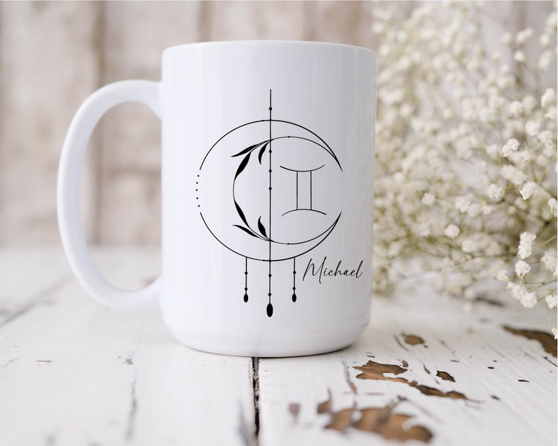 Personalized Zodiac Sign Coffee Mug