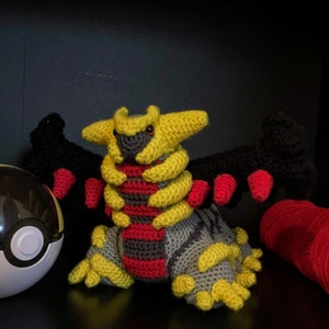 PATTERN ONLY!! Giratina Altered Form Crochet Pattern