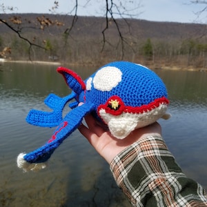 PATTERN ONLY!! Kyogre Crochet Pattern