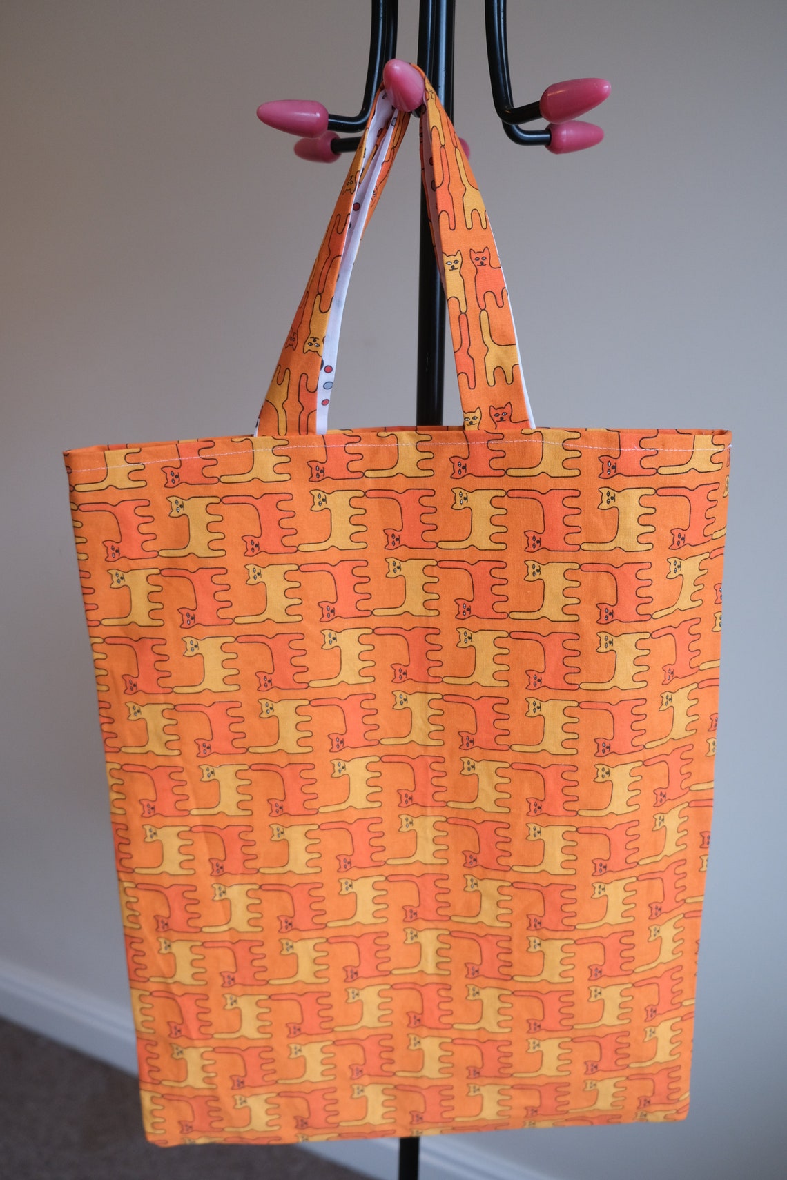 Handmade vintage Scandinavian tote bag | Etsy