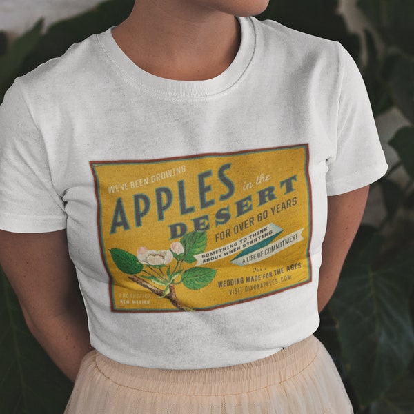 Vintage Apples T-Shirt | Vintage Illustration, Vintage T-Shirt, 70s Vintage, 1970s, Vintage Fruit, Boho Clothing, Aesthetic Cloting, Tumblr