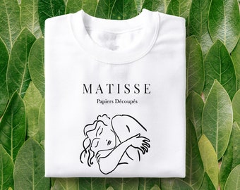 Matisse Inspired Tee, Papiers Decoupes, Henri Matisse, Art T-Shirt, Aesthetic Shirt, Unisex