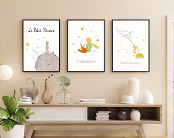 Le Petit Prince Print Set: Literary Quote Art (Digital Download)