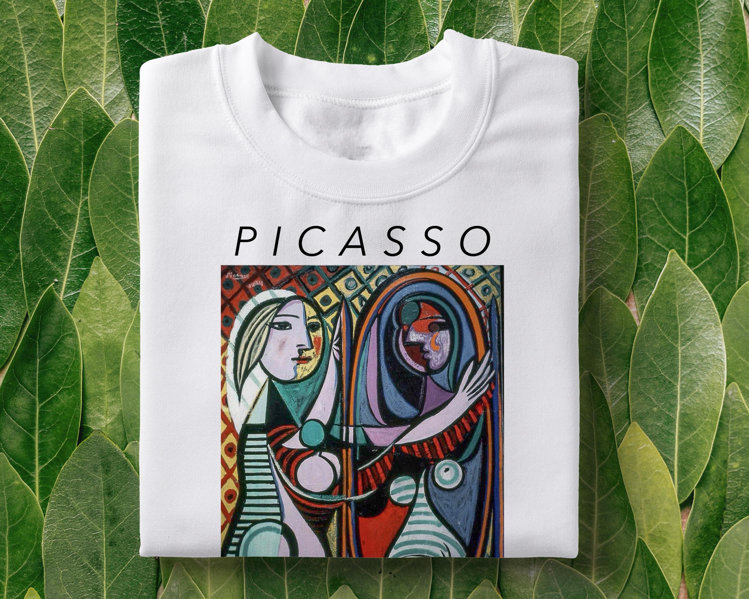 Picasso Girl Before a Mirror T-shirt | Pablo Picasso T-shirt, Art