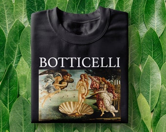 Botticelli Tee | The Birth of Venus Shirt, Botticelli T-Shirt, Painters Tees, Vintage Inspired, Gifts for Art Lovers, Renaissance, Y2K