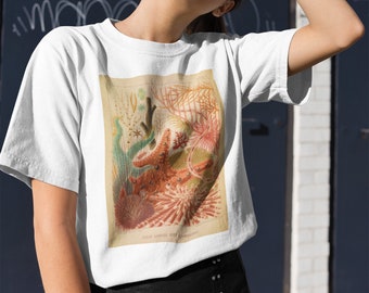 Coral Reef T-Shirt: Vintage Sea Creatures Graphic Tee