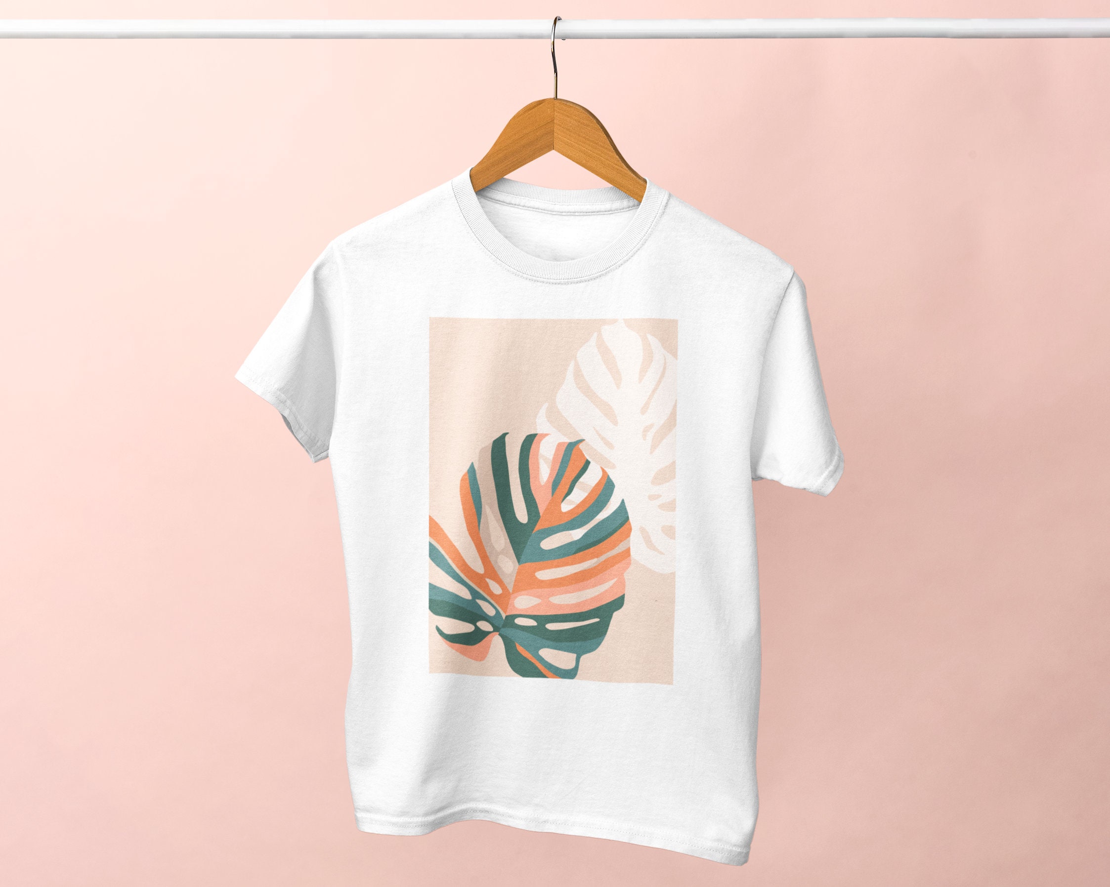 Boho Art T-shirt Monstera T-shirt Plant Shirt Art Spring | Etsy UK