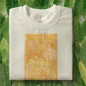 Jan Toorop Vintage Poster T-shirt |  Salad Oil Top, Vintage Dutch Shirt, Vintage European Advertising, Vintage, Retro tee, Pastel t-shirt