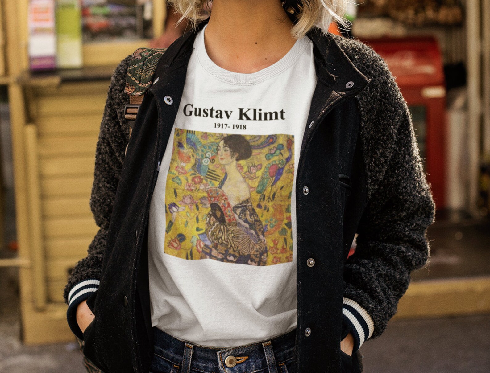 Klimt Pattern Print Women's Sweatshirt