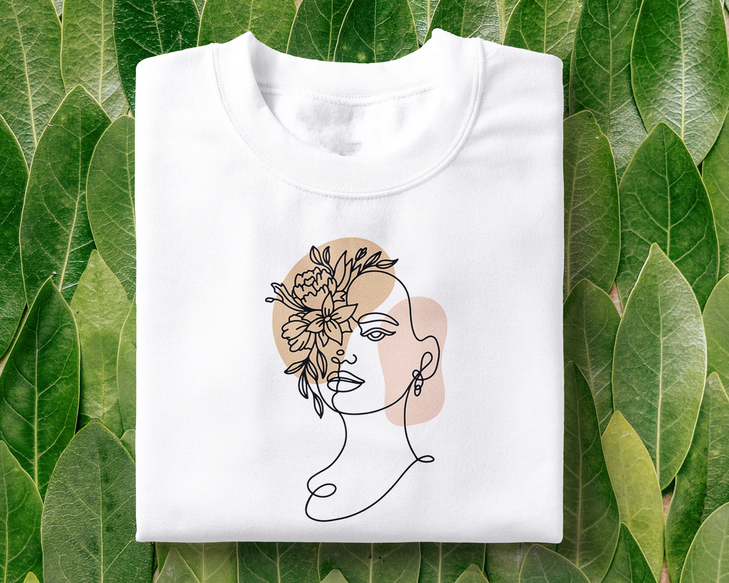 Abstract Face Line Drawing T-shirt Single Line Drawing Tee - Etsy UK