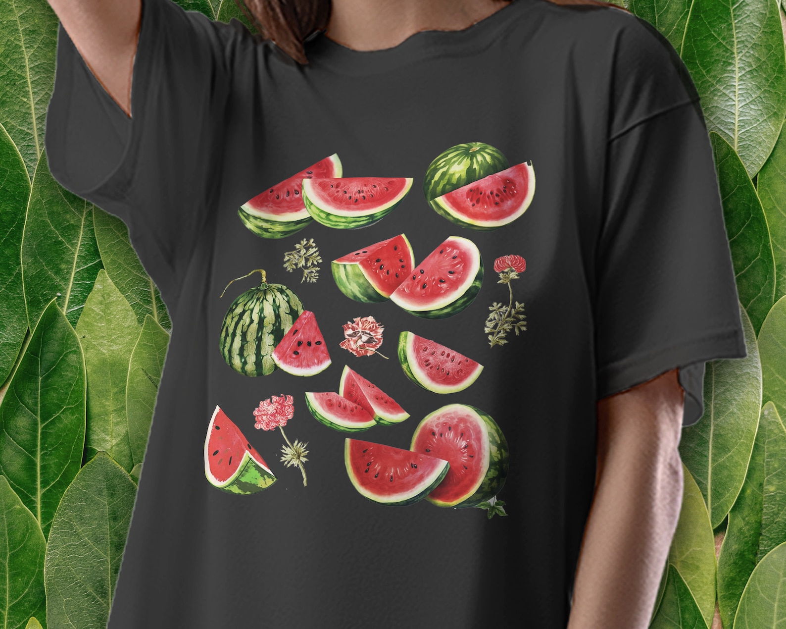 Watermelon T-shirt Fruit Graphic Shirt, Watermelon Tee, Watermelon ...