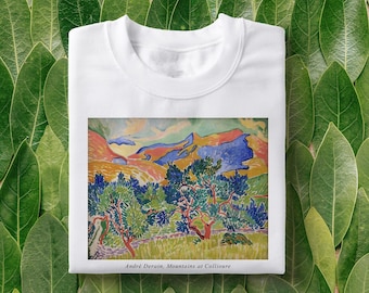 Camiseta de Andre Derain 'Montañas en Collioure': Camiseta de arte vintage