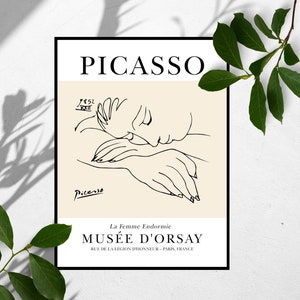 Picasso Print, Picasso Sleeping Woman, Picasso Resting Girl, Picasso Portraits, Picasso Exhibition, Pablo Picasso Print, Digital Download