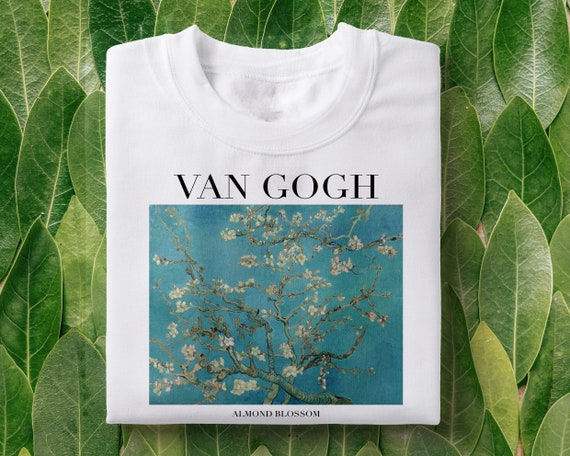 Vincent Van Gogh - Almond Blossoms - White T Shirt Vincent Van Gogh - Almond Blossoms - White T Shirt