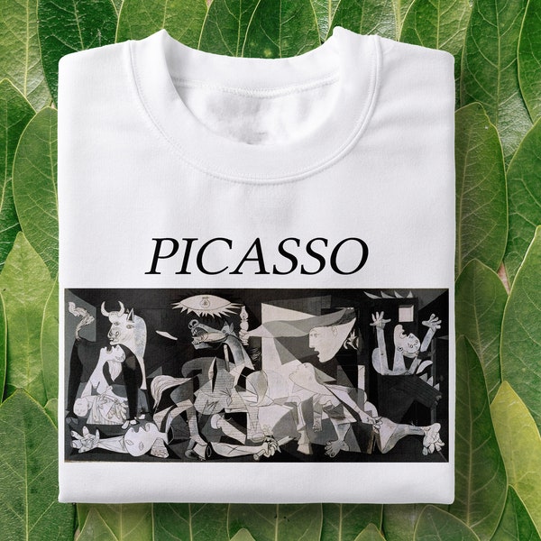 Pablo Picasso Tee | T-shirt Guernica, Esthétique de l’art, Art classique, Houe d’art, Esthétique vintage, Chemise d’art, T-shirt unisexe, Histoire de l’art