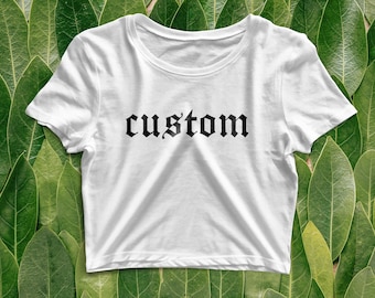 Custom Baby Tee: 90s Style Personalized T-Shirt