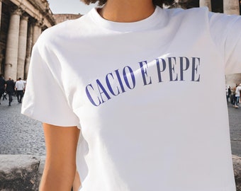 Cacio e Pepe T-Shirt: Unisex Soft Ringspun Cotton Tee