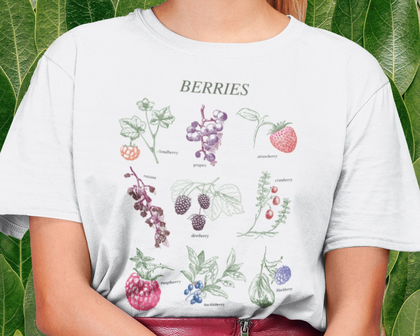 Vintage Fruit Tshirt Berries Shirt Vintage Plants Etsy Israel