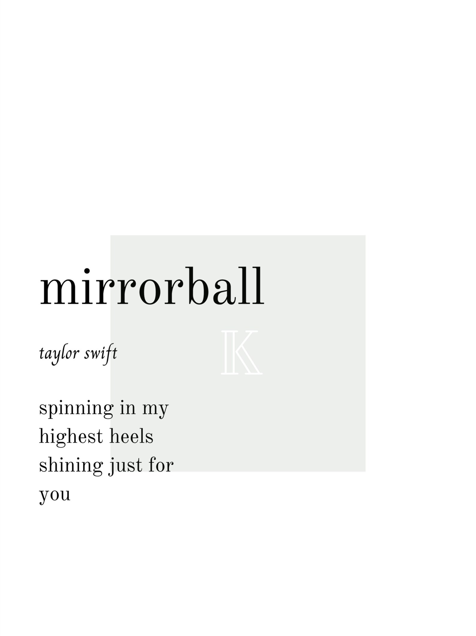 Taylor Swift mirrorball Lyrics Printable Download Taylor Etsy