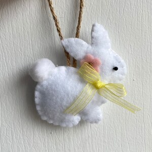 Handmade Easter Bunny Ornament