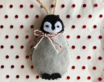 Handmade Baby Penguin Ornament