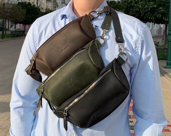 Riñonera de cuero, riñonera, cinturón, riñonera, bolso de festival, riñonera de ropa, riñonera de cuero, riñonera unisex
