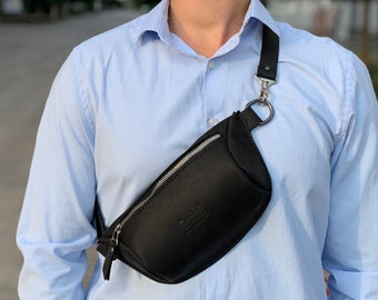 Leather fanny pack, belt bag, fanny pack, hip bag, Bub bag, waist bag, fanny packs women, Leather Hip Bag, clothing fanny pack, black friday