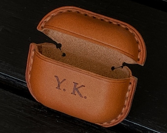 Airpod case,airpod pro 2 case,airpod 4 case,airpod 3 case,Personalized leather Airpod case,Custom Leather Airpods Gift,Airpod Cover monogram