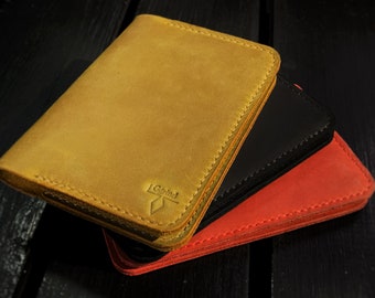 Black Leather passport cover personalized, Leather Passport holder, passport case, passport wallet, wanderlust gift, traveler&#39;s gift, case