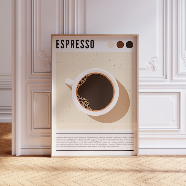 Espresso Graphic Art Print