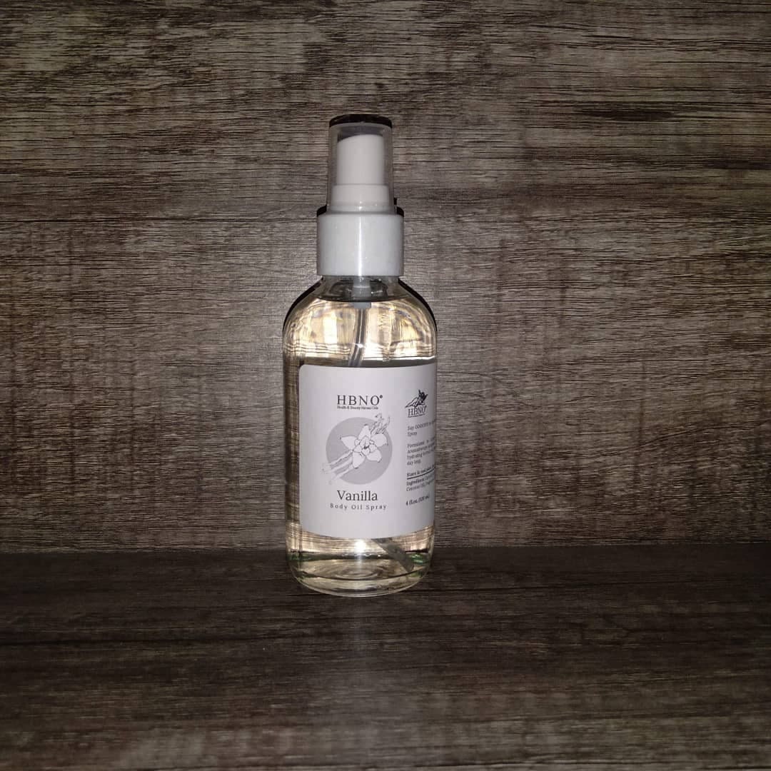HBNO Vanilla Body Oil Spray | Etsy