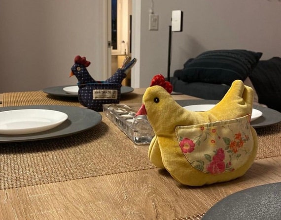 Wacky Cute Chicken Pot Holders - Upcycling with Old Jeans